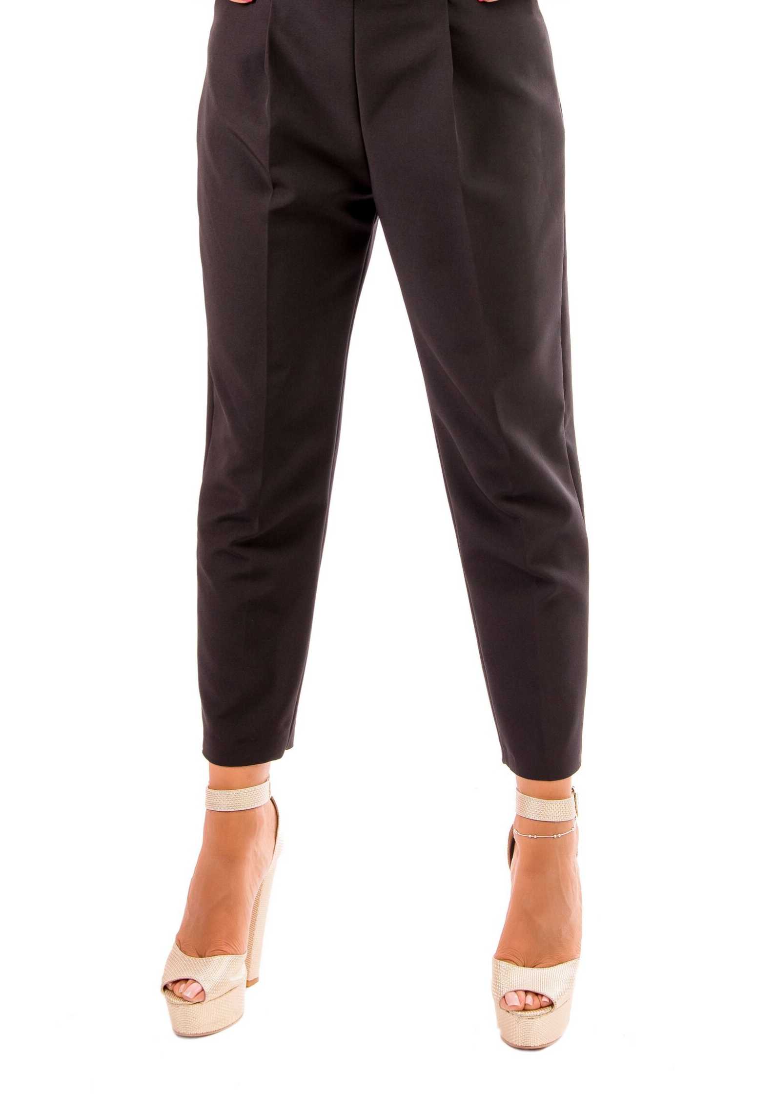 Pantalone capri nero Prevane